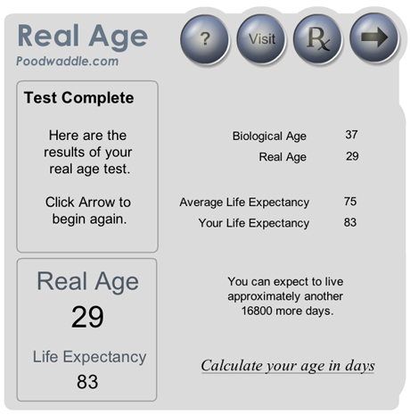 Real Age Calculator