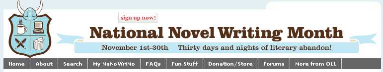 National Novel Writing Month Website
