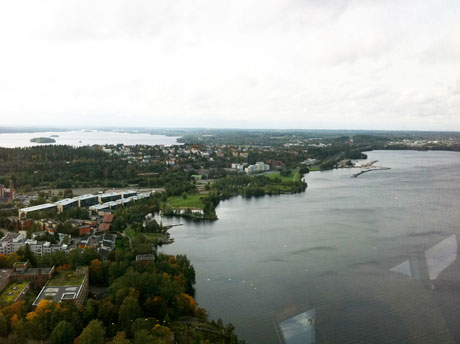 Blick vom Näsinneula, Tampere